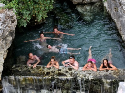 Plenty of time to relax afterwards rafting Albania Vjosa family holidays