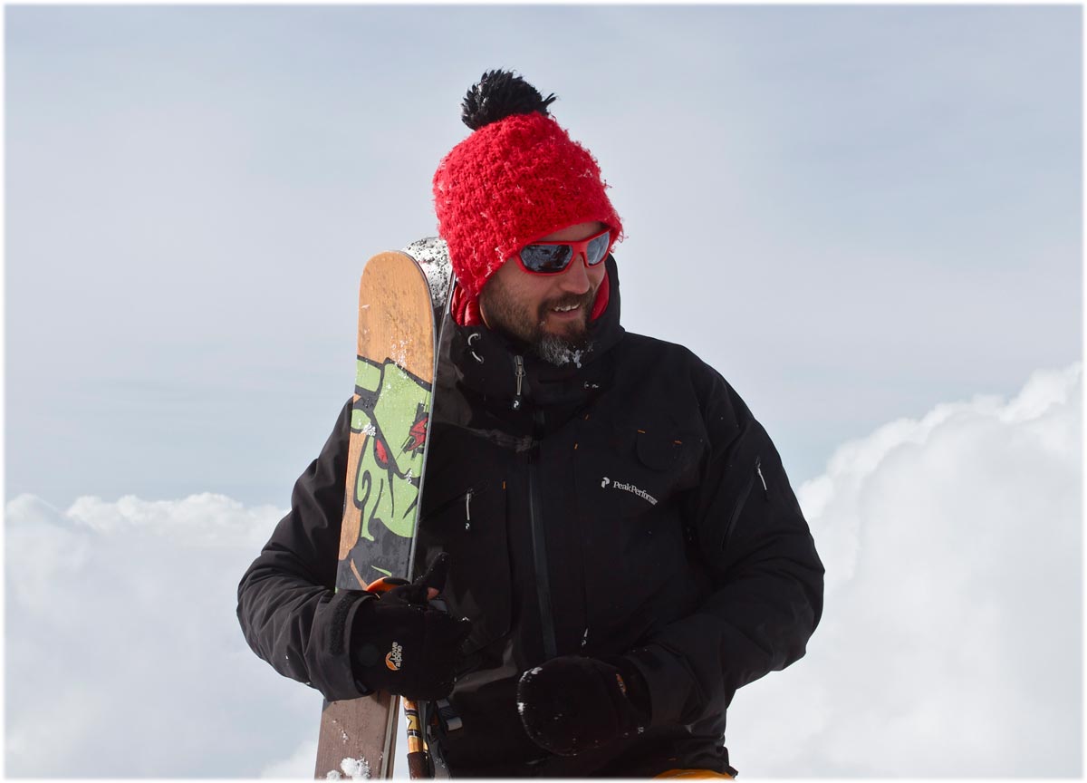 Gent tourguide skiing ski touring experienced adventure holidays snow ski snowboard